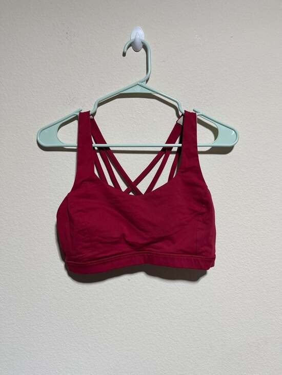 Lululemon Other - Lululemon Free to Be Serene Bra Size 8 Red